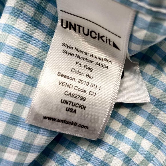 NEW UNTUCKit Roussillon Button Shirt - Picture 5 of 5